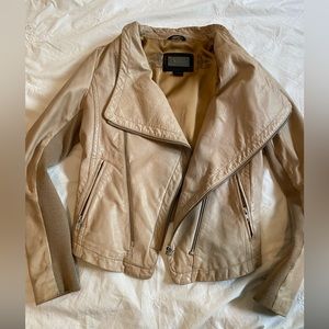 Mackage tan leather  jacket